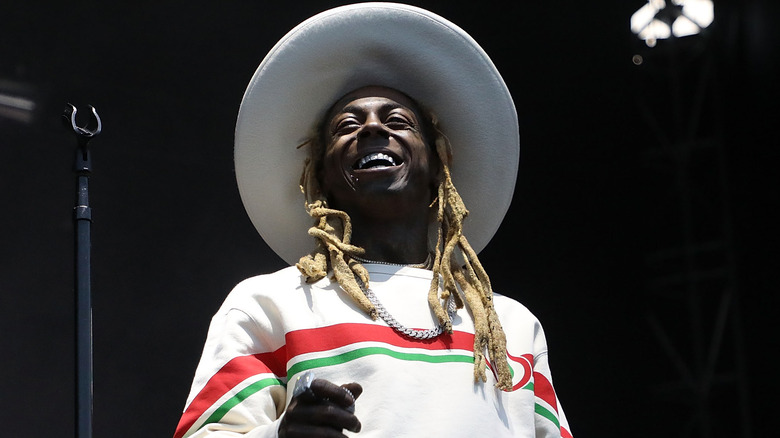 Lil Wayne performing in New York City in 2019