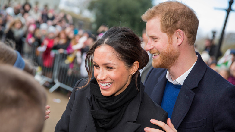 Meghan Markle and Prince Harry laughing