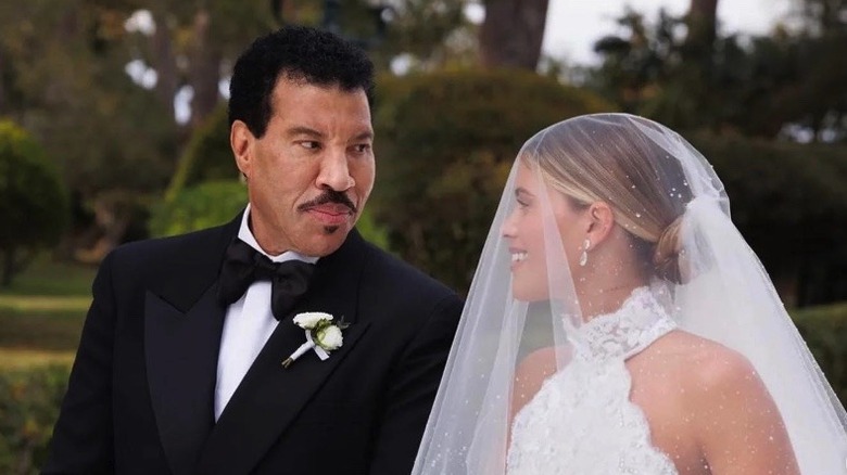 Lionel and Sofia Richie at her wedding