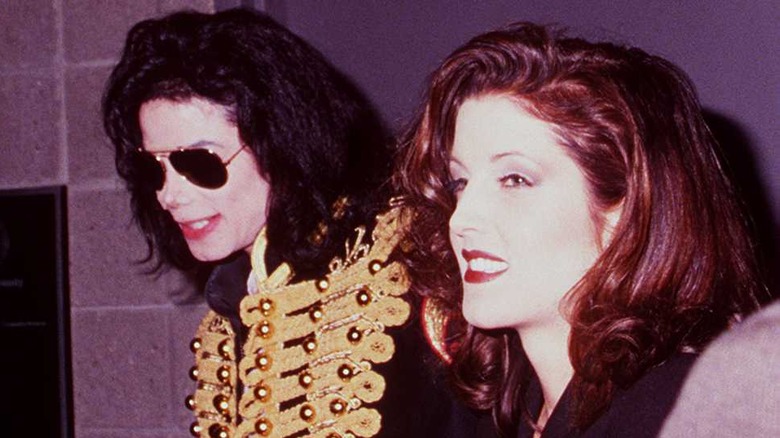 Michael Jackson and Lisa Marie Presley in October 1994.