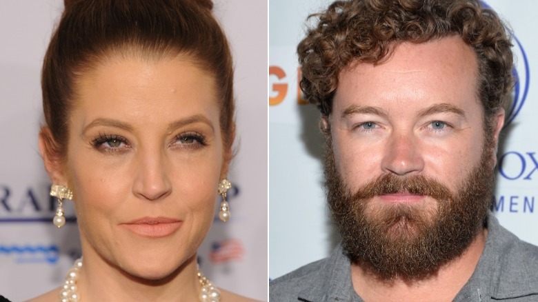 Lisa Marie Presley and Danny Masterson posing