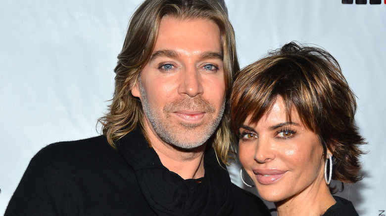 Lisa Rinna with Chaz Dean shaggy hair