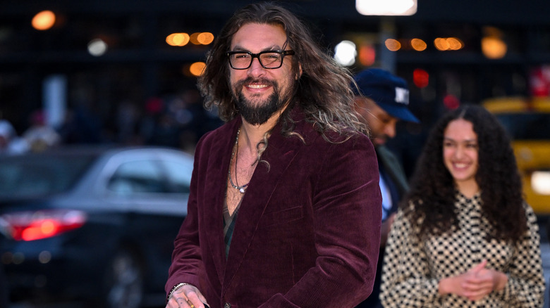 Jason Momoa smiling