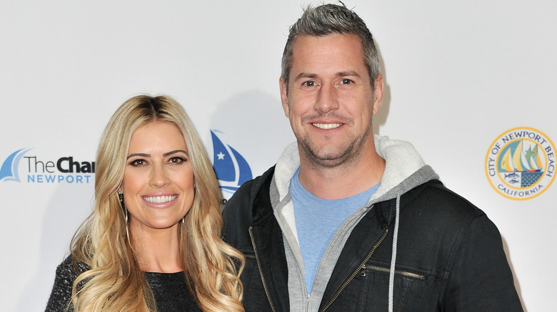 Christina Hall and Ant Anstead, both smiling