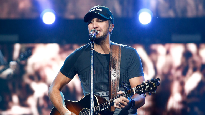 Luke Bryan on stage