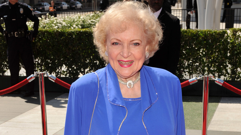 Betty White wears 