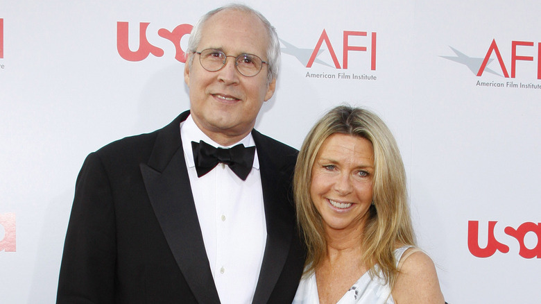 Chevy Chase and wife Jayni Chase