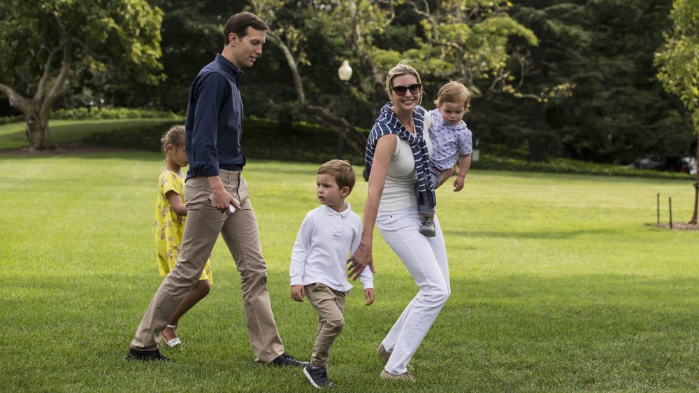 Ivanka Trump, Jared Kushner, and kids 