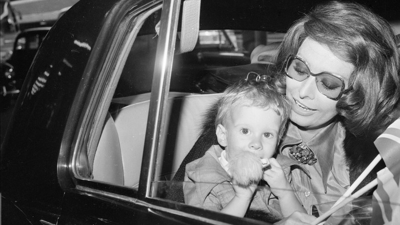 Sophia Loren with son Edoardo Ponti