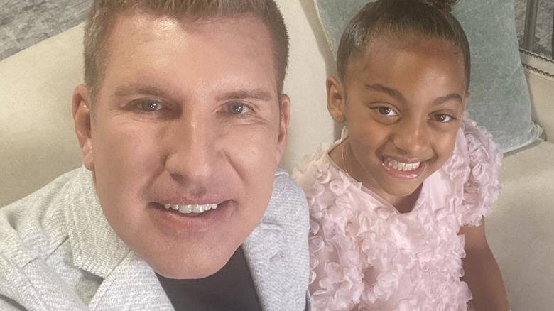 Todd Chrisley and Chloe Chrisley smiling