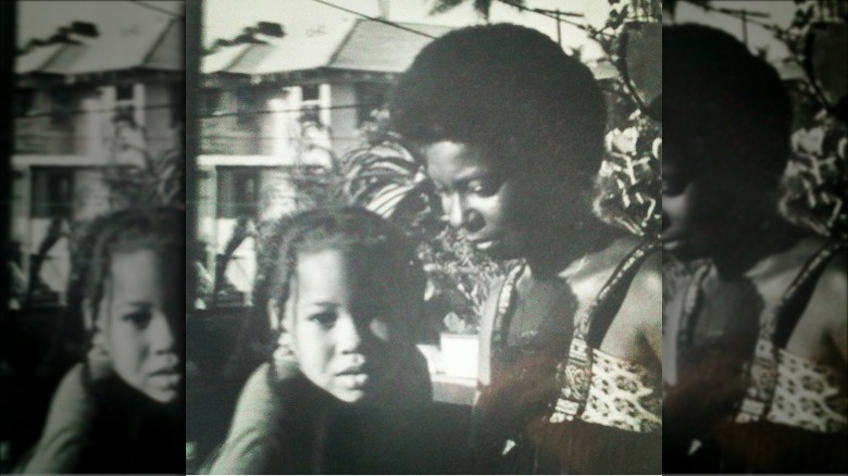 Young Whoopi Goldberg with Alexandrea Martin.