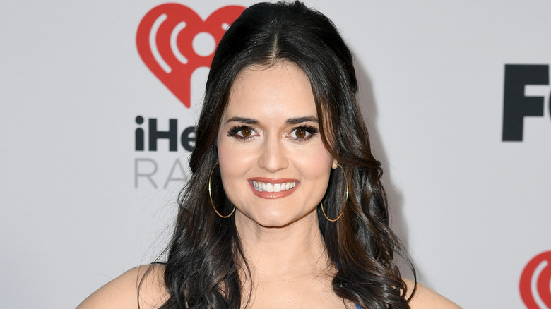 Danica McKellar gold hoops