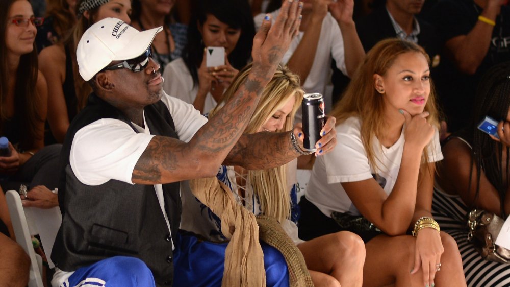 Dennis Rodman and daughter Alexis 