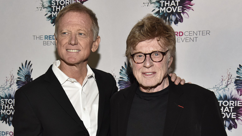 James Redford and Robert Redford at The Redford Center's Benefit in 2018