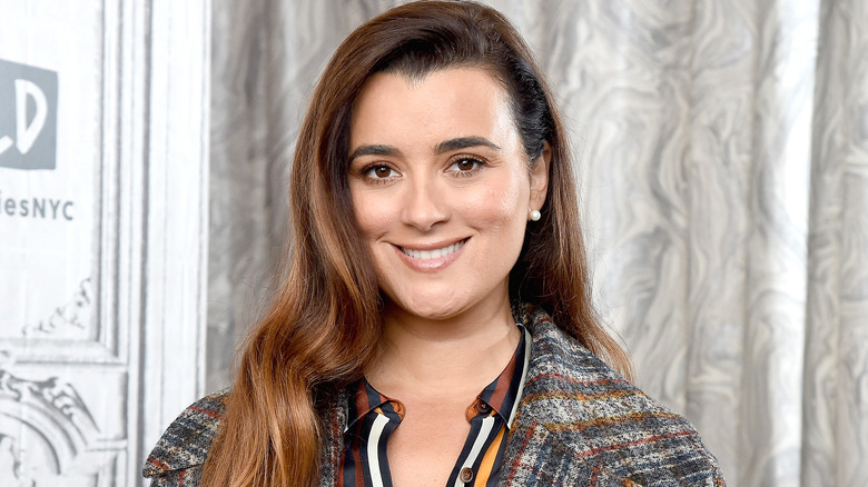 Cote de Pablo smiling