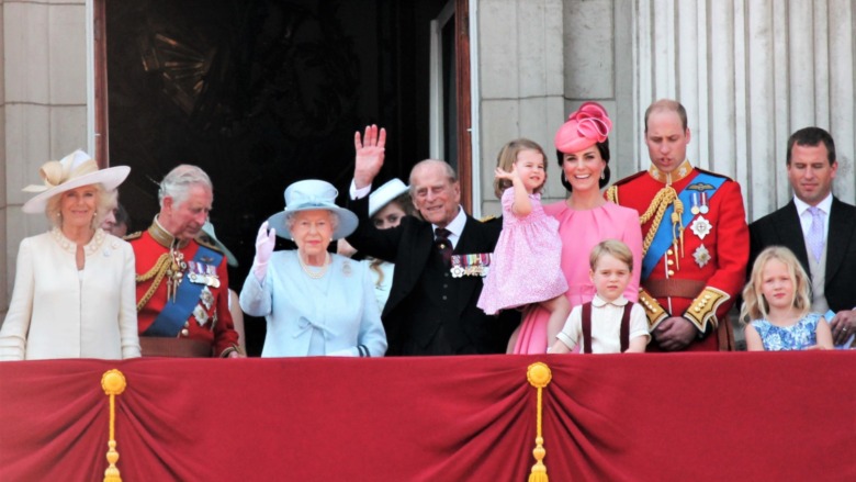 Royal family on the balcony