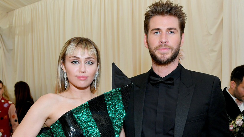 Miley Cyrus and Liam Hemsworth dressed for Met Gala