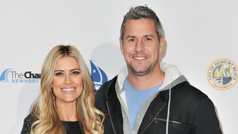 Christina Haack and Ant Anstead posing