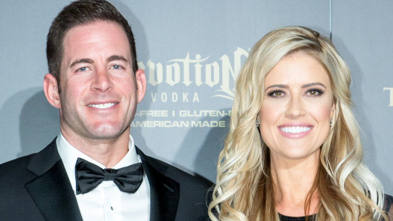 Christina Hall and Tarek El Moussa smiling 