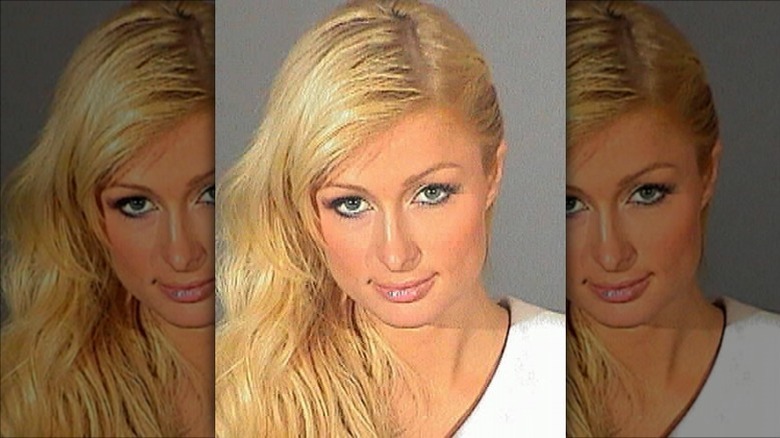 Paris Hilton 2007 mugshot