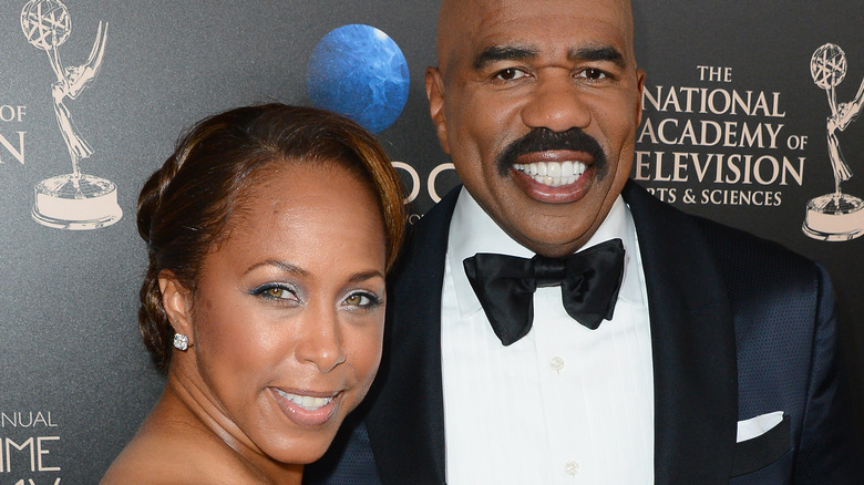 Steve Harvey and wife Marjorie Harvey