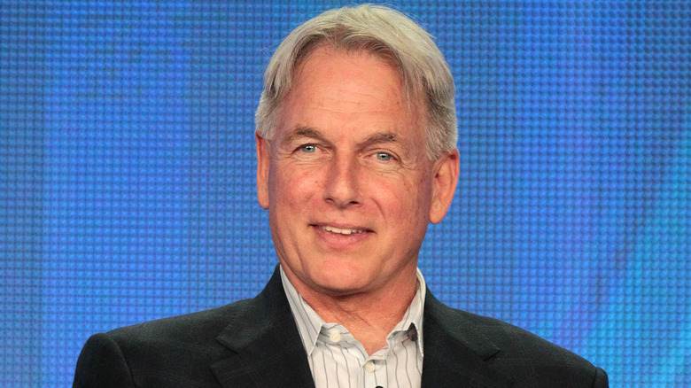 Mark Harmon poses for the camera