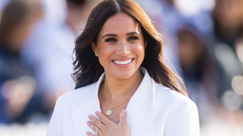 Meghan Markle smiling