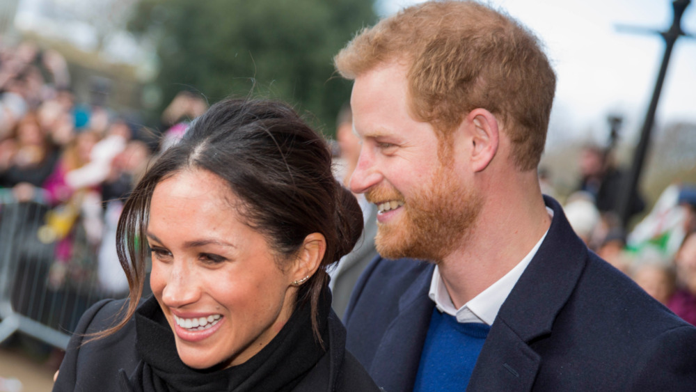 Meghan Markle and Prince Harry smiling