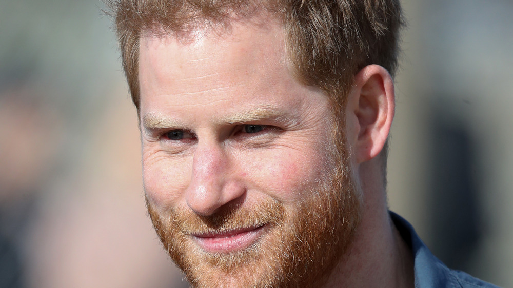 Prince Harry smiling