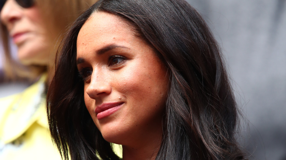 Meghan Markle gazing off-camera