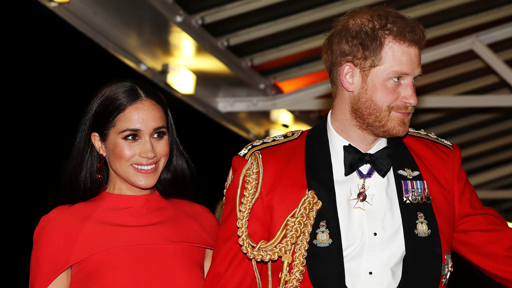 Meghan Markle and Prince Harry walking together