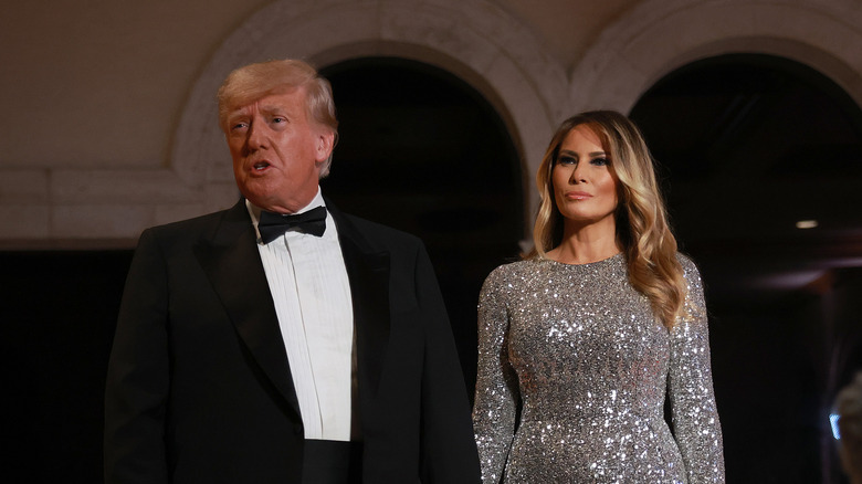 Donald Trump and Melania Trump in glam