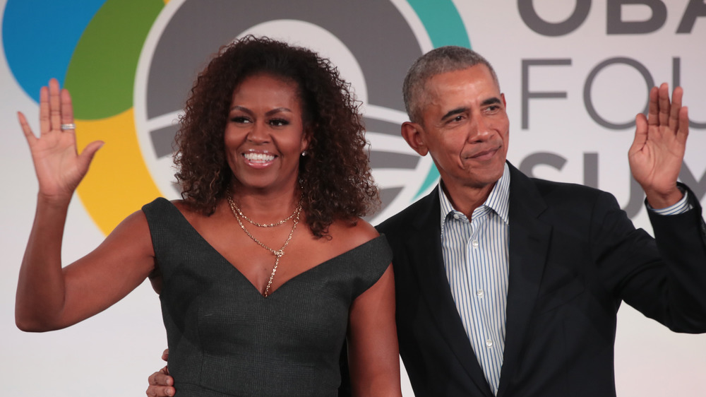 Michelle and Barack Obama 