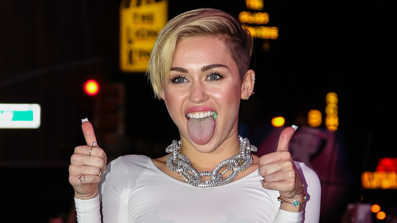 Miley Cyrus at an event