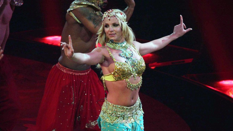 Britney Spears performing