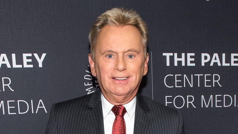 Pat Sajak poses 