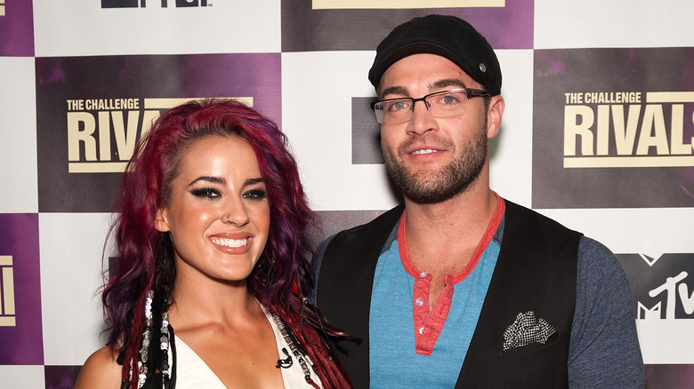 Cara Maria Sorbello and CT Tamburello smiling