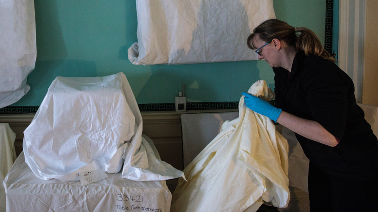 A conservator at Kew Palace