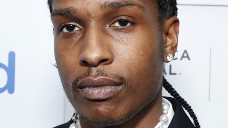 A$AP Rocky looking away