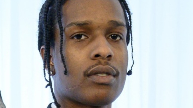 A$AP Rocky smirk