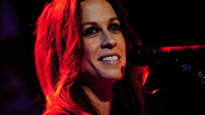 Alanis Morissette performing