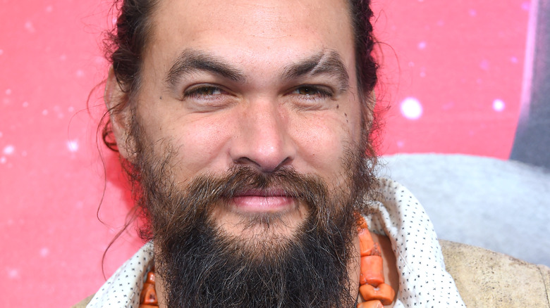 Jason Momoa smiling