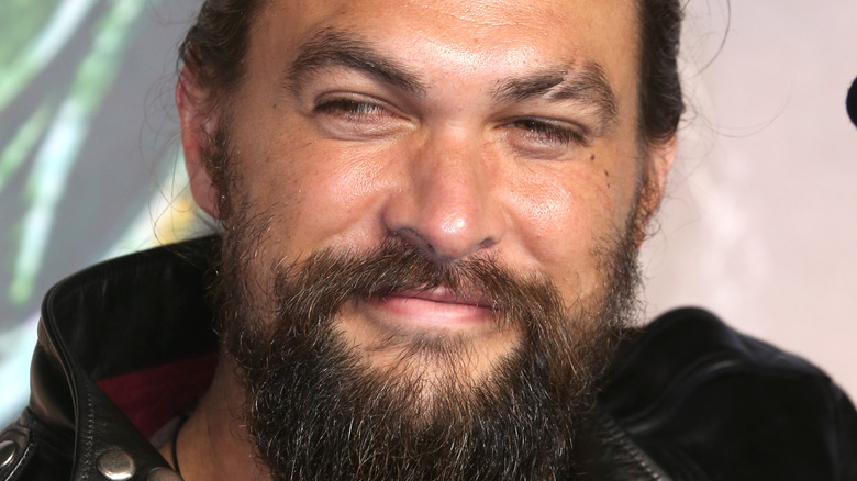 Jason Momoa smiling