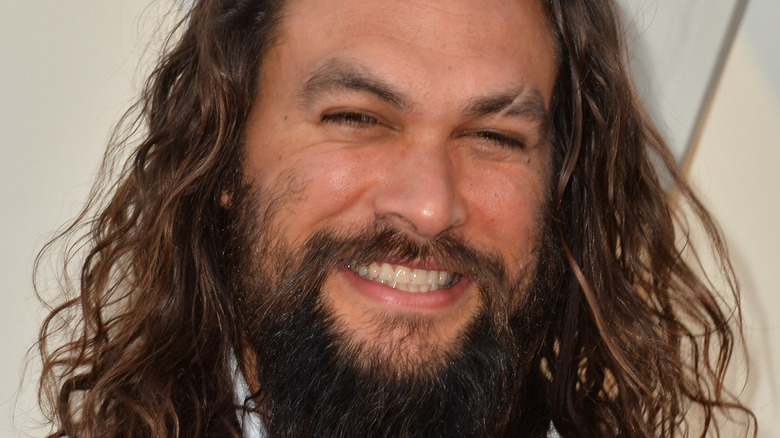 Jason Momoa smiling