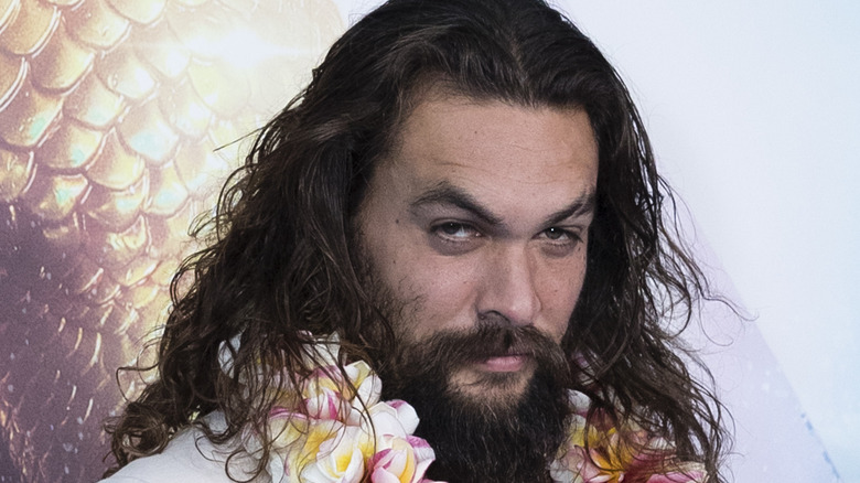 Jason Momoa posing