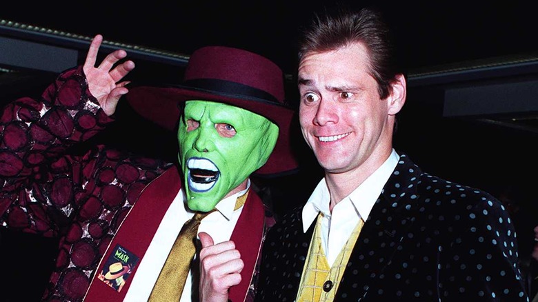 Jim Carrey at The Mask premiere