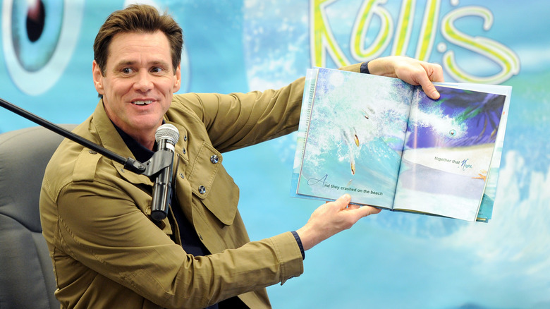 Jim Carrey at book reading