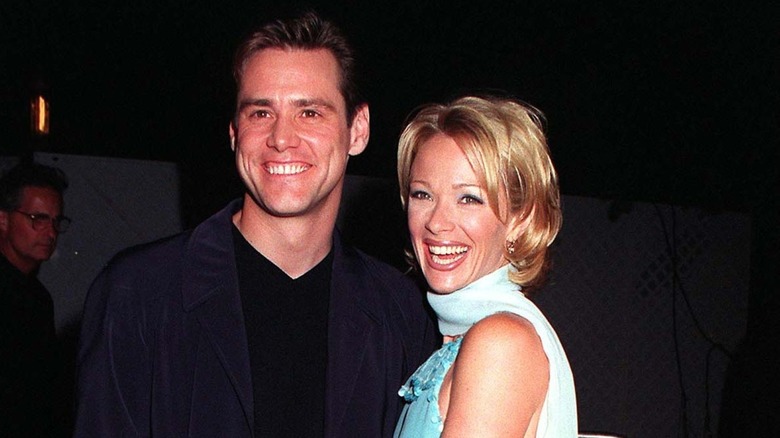 Jim Carrey and Lauren Holly Dumb smiling