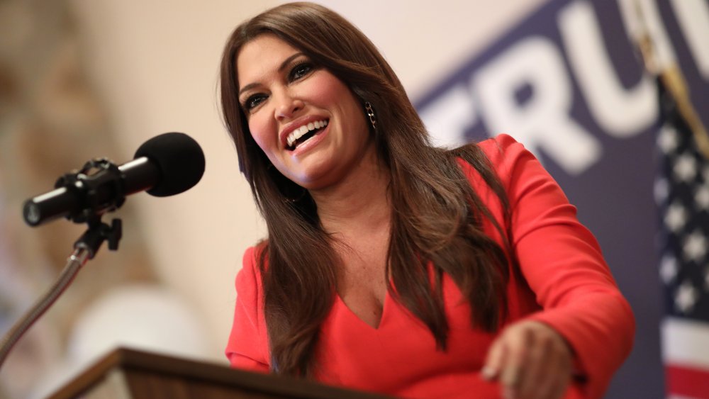 Kimberly Guilfoyle speaks to West Virginia voters at a campaign event for Republican U.S. Senate candidate Patrick Morrisey