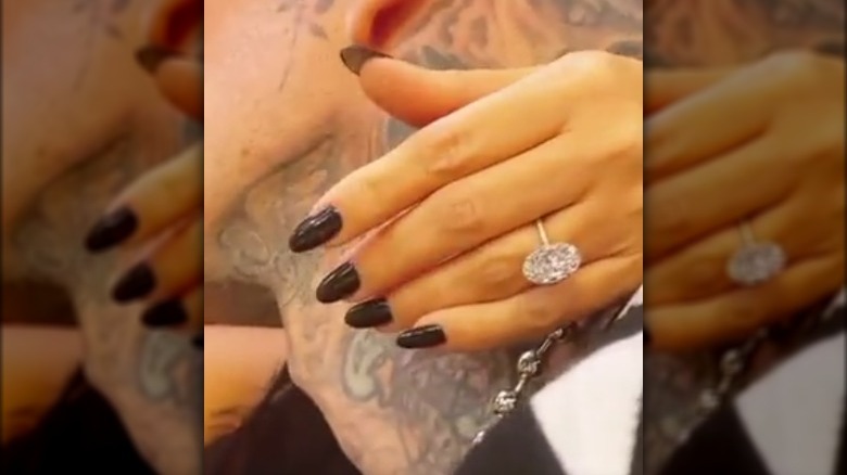 Kourtney Kardashian's engagement ring